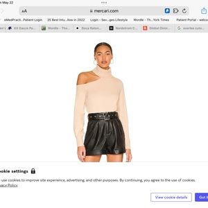 L’Agence One Shoulder Sweater size large